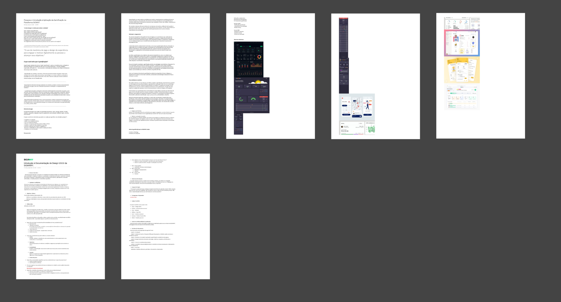 Original Sigaway research board — fleet manager workflows, field notes and early discovery material